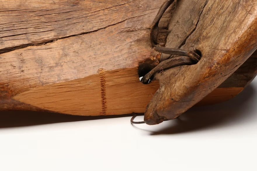 Mexican Wood Saddle with Twisted Hide Reinforcements