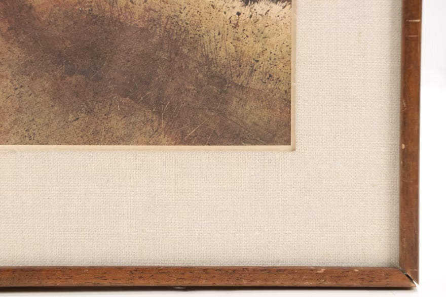 After Hubert Shuptrine Offset Lithograph "Late Afternoon," Late 20th Century