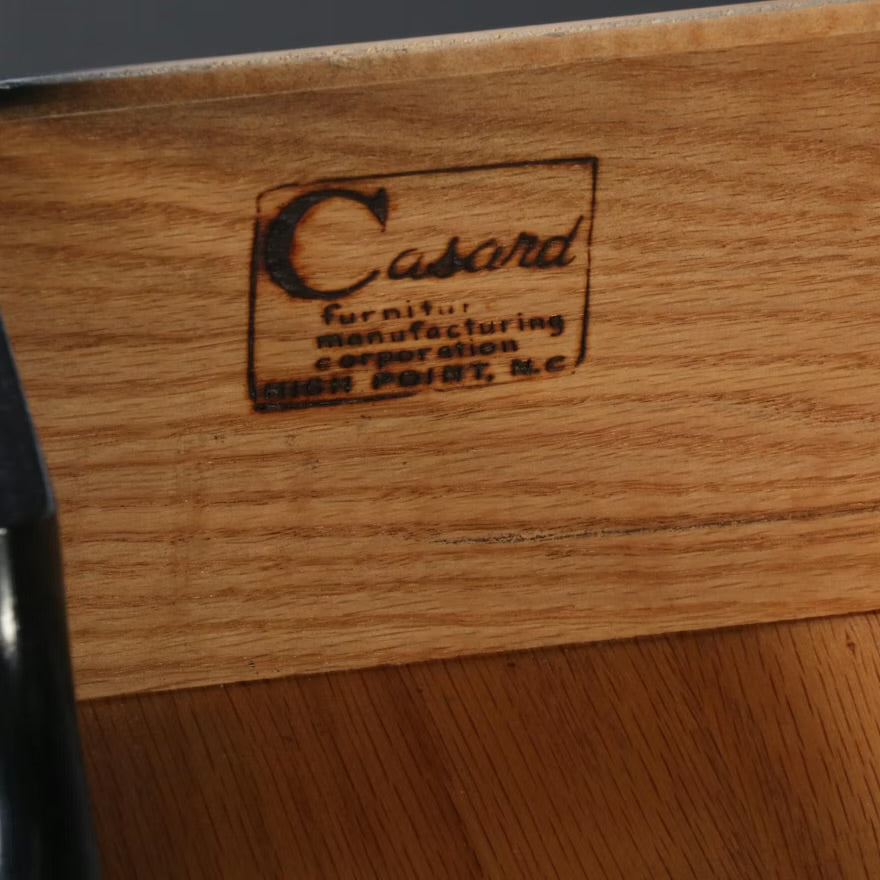 Casard Black Lacquered and Parcel Gilt Cabinet with Wall Mirror 

#ITMGR17468