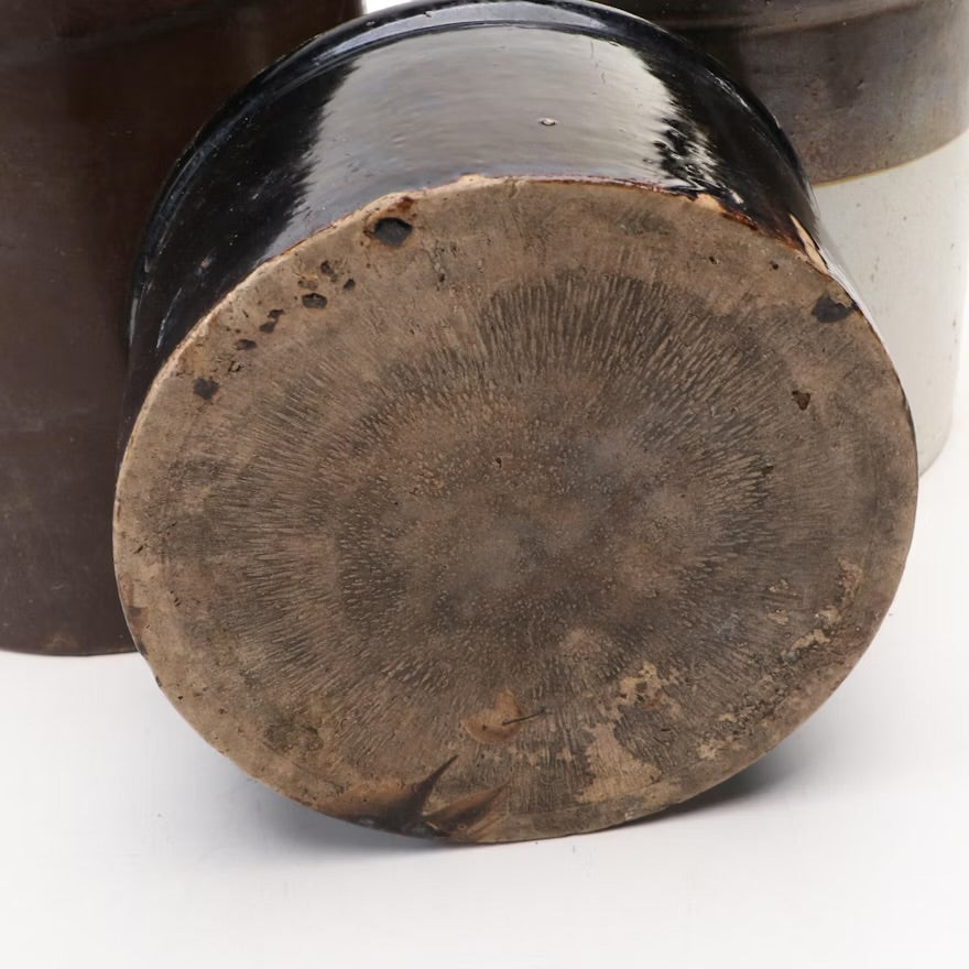 Rustic Brown Ceramic Planter Pots