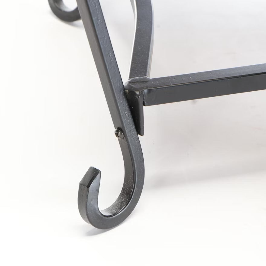 Painted Wood and Wrought Metal Chest on Stand ITMGP60433