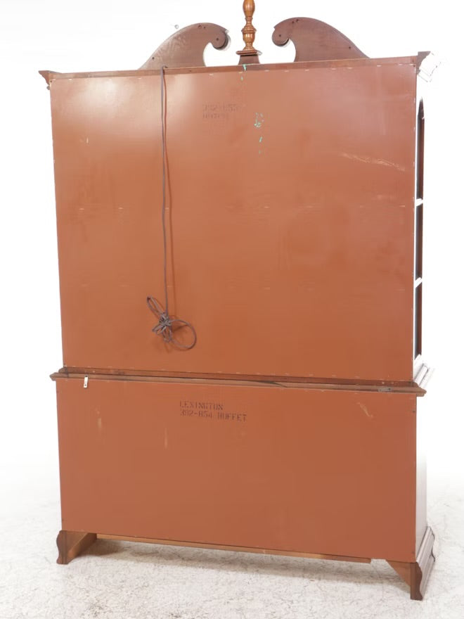 Lexington Federal Style Mahogany China Cabinet