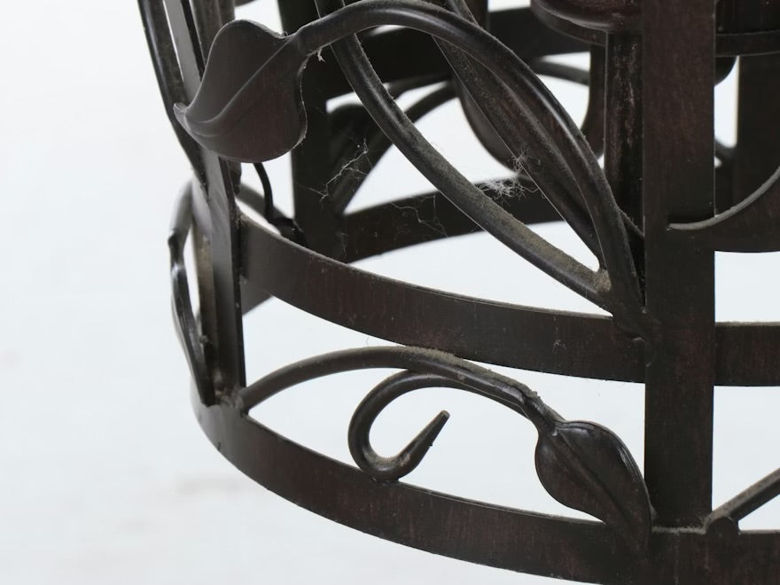 Oil Rubbed Bronze Finish Vine and Caged Pendant, 2004 ITMGS06234