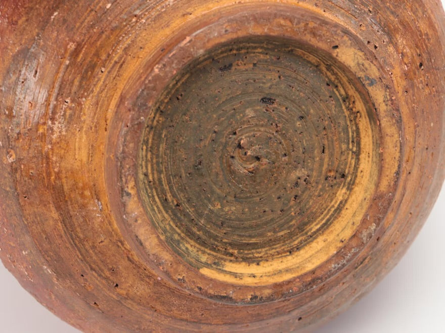 Jose Sosa Signed Ceramic Handled Vase with Wheel Thrown Stoneware Pot ITMGQ11644