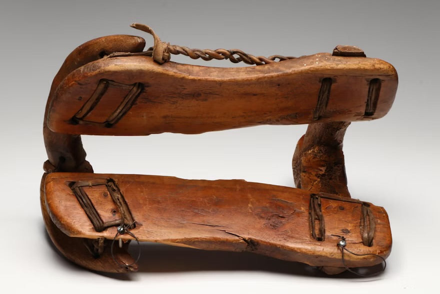 Mexican Wood Saddle with Twisted Hide Reinforcements