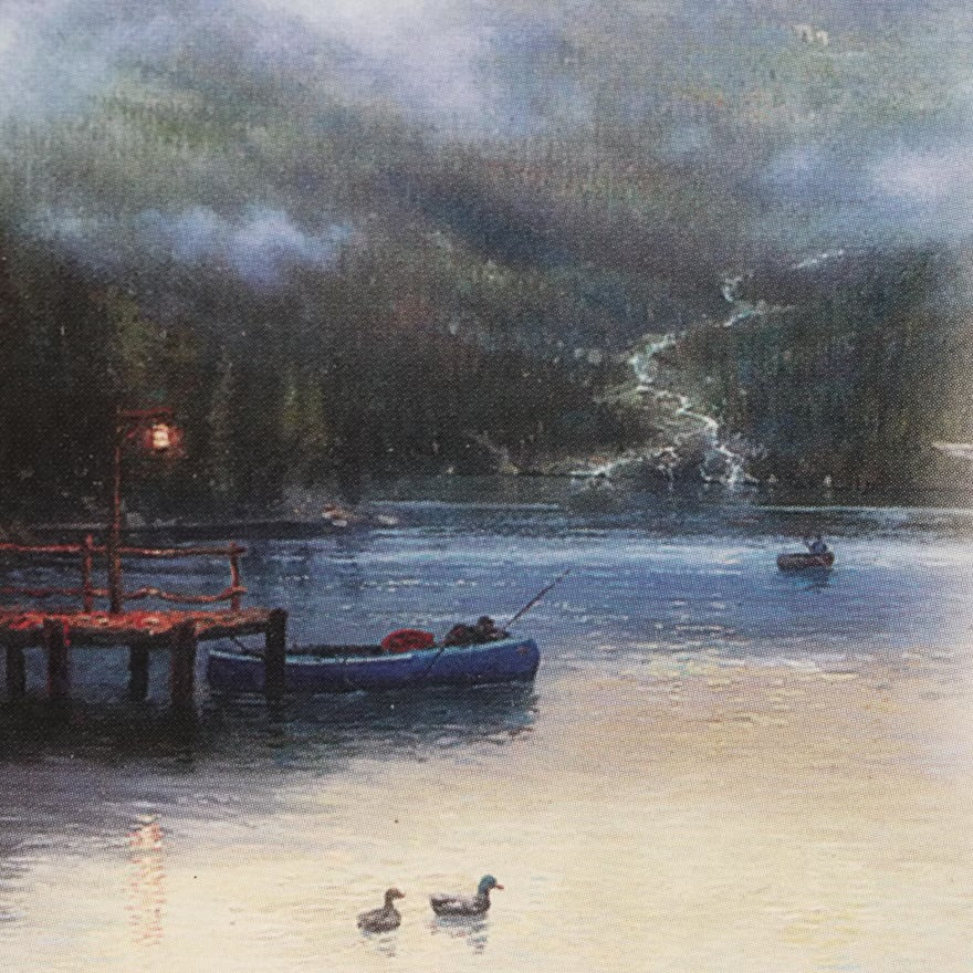 Thomas Kinkade Offset Lithograph "End of a Perfect Day III"ITMGR83089