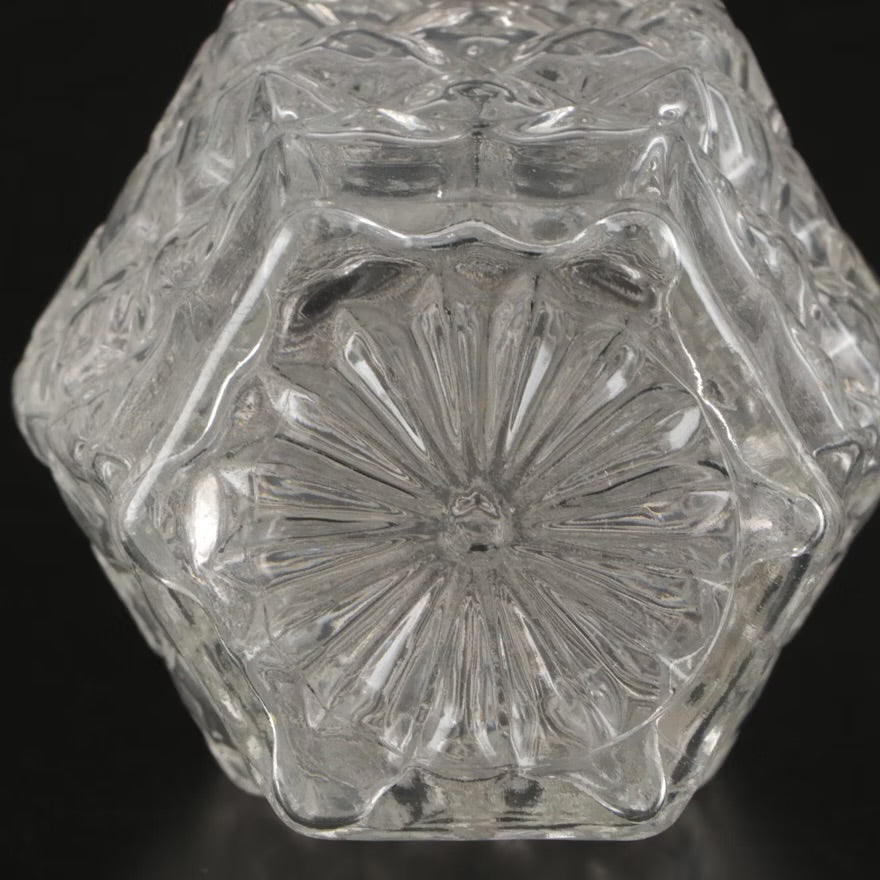 Tuscany Crystal Floral Form Candle Holders with Other Decanters and Goblets #ITMQ27853