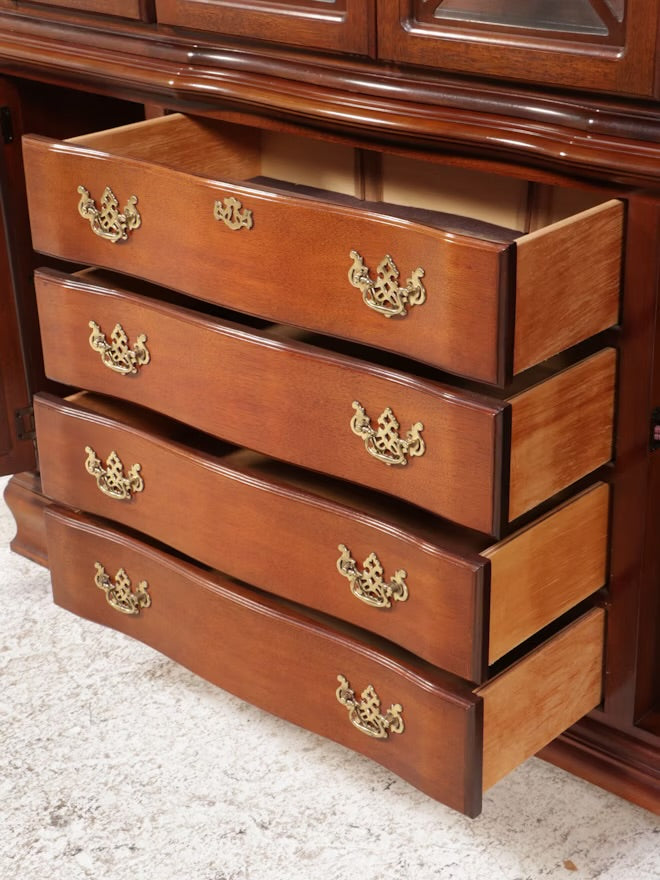 Lexington Federal Style Mahogany China Cabinet