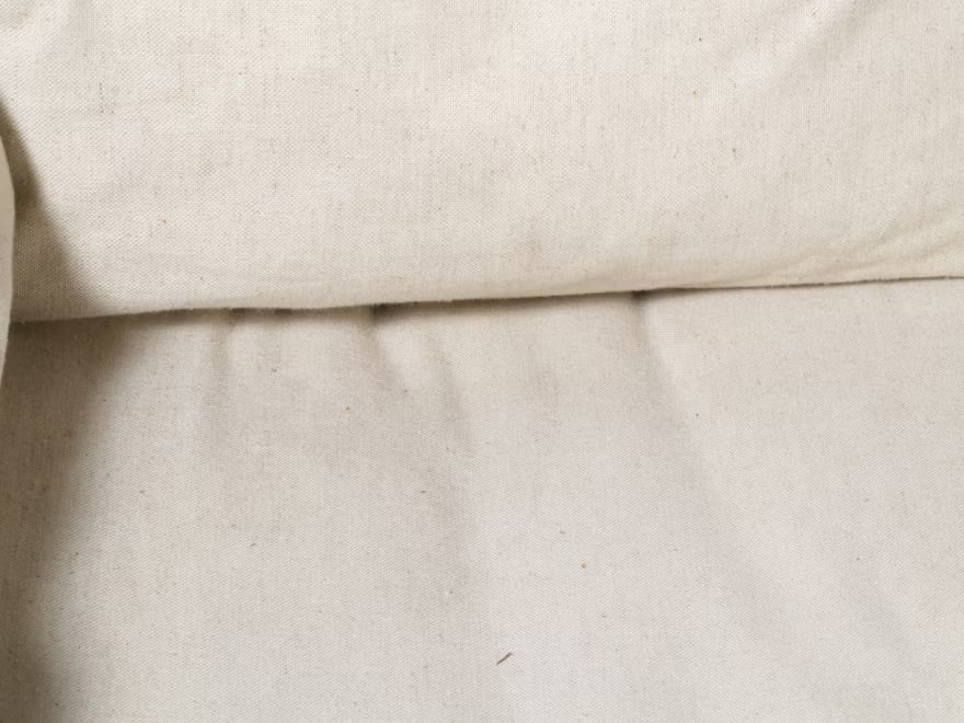 Cream Upholstered Loveseat