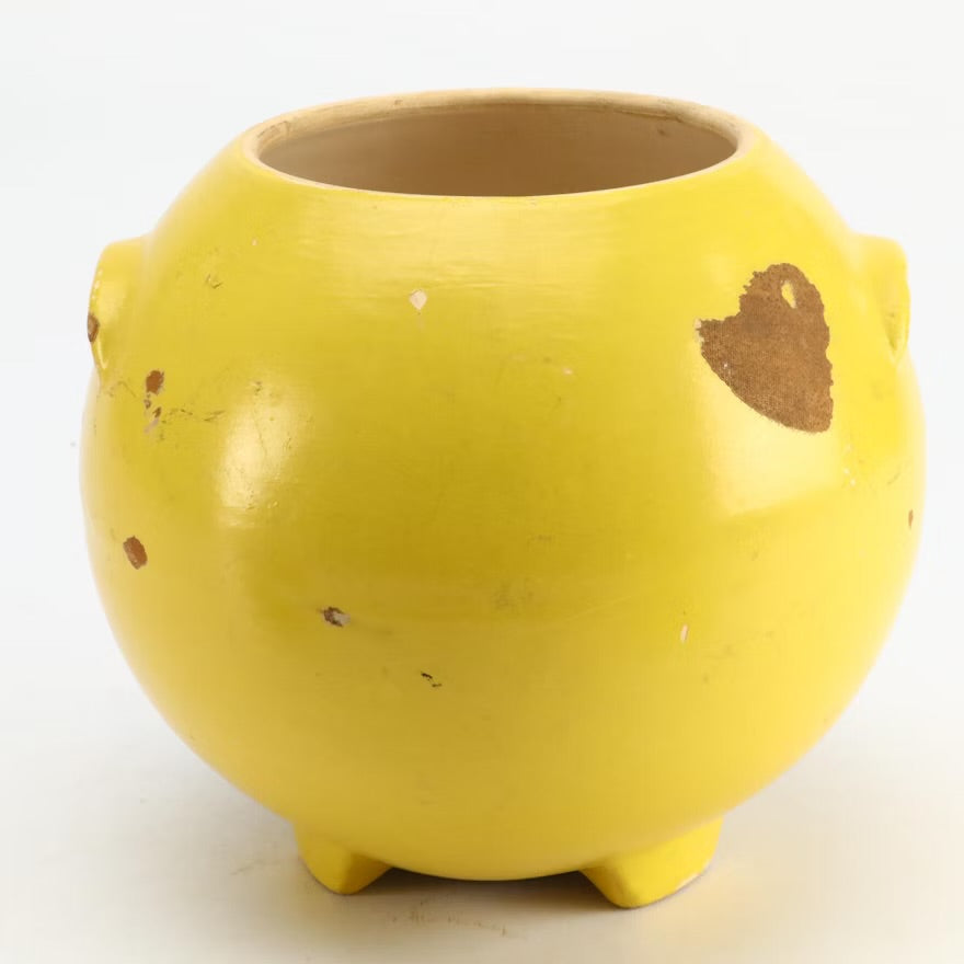 Ransburg Pottery Cookie Jar with German Porcelain Urn, Mid to Late 20th Century ITMGQ27753