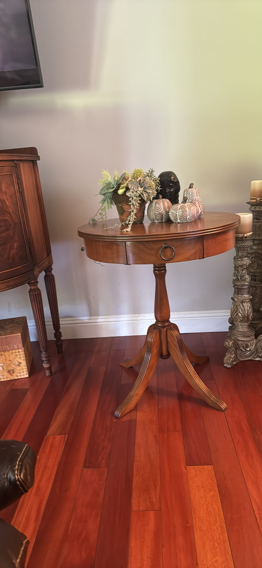 Wood Drum Table