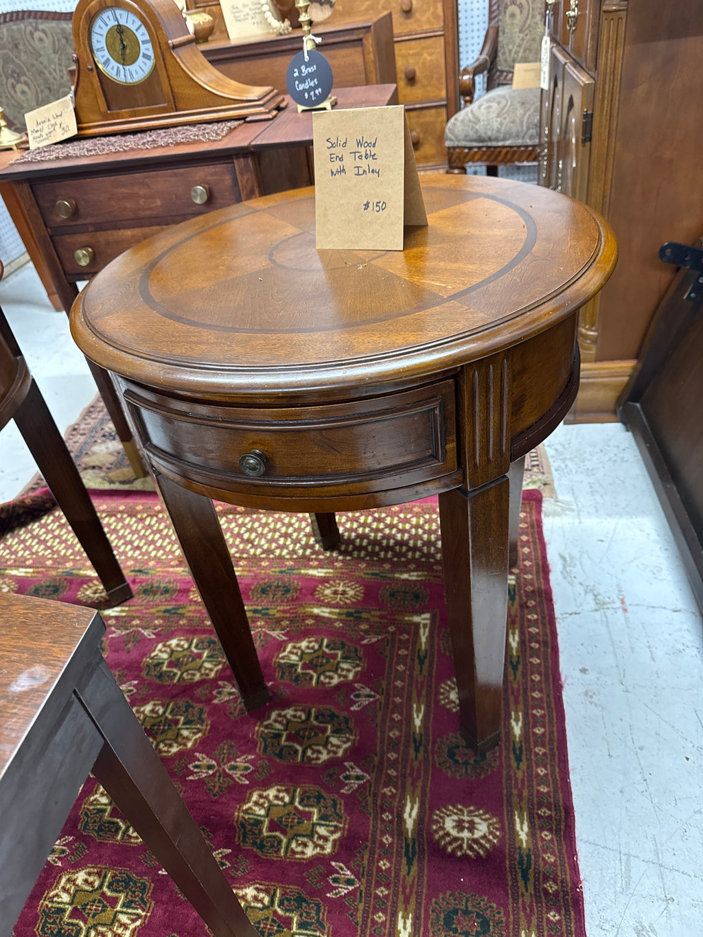 Solid Wood End Table