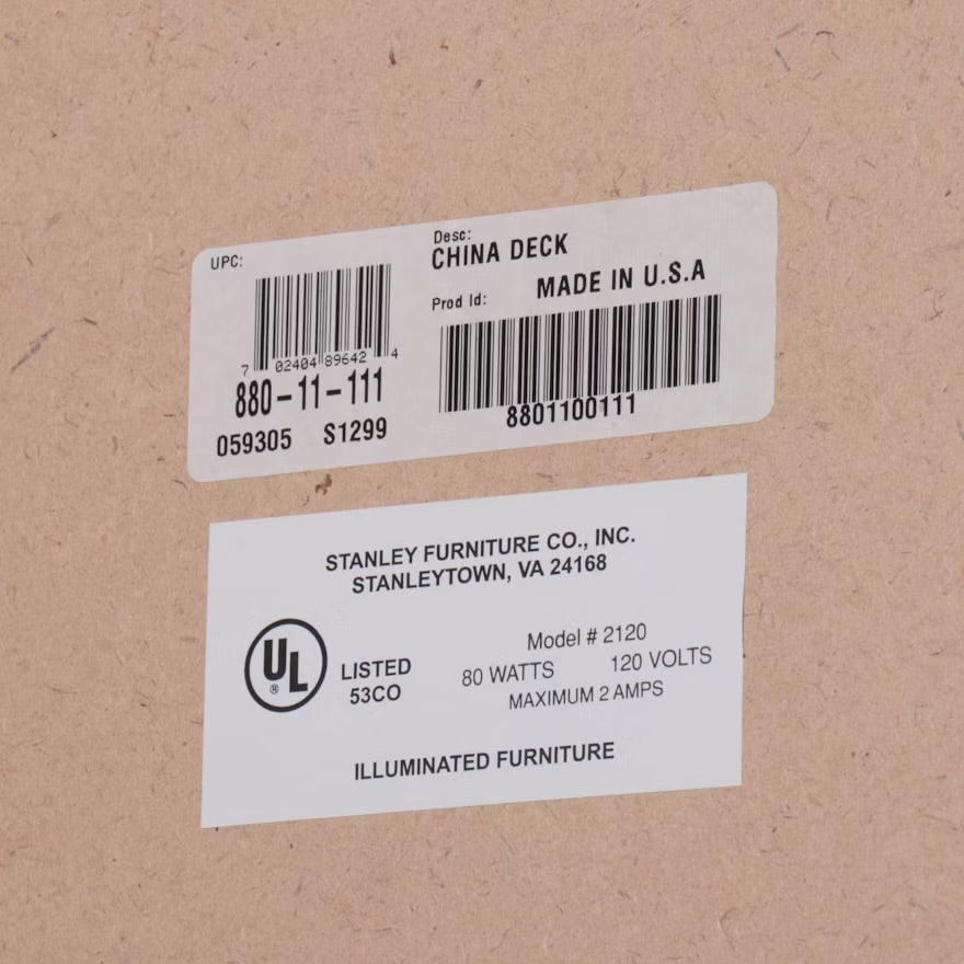 Stanley Furniture "British Colony" Mahogany China Cabinet ITMGQ35531