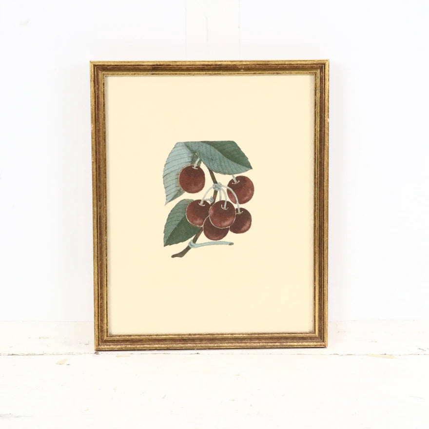 Fruit compositions, late 20th century Four photomechanical prints on embossed paper