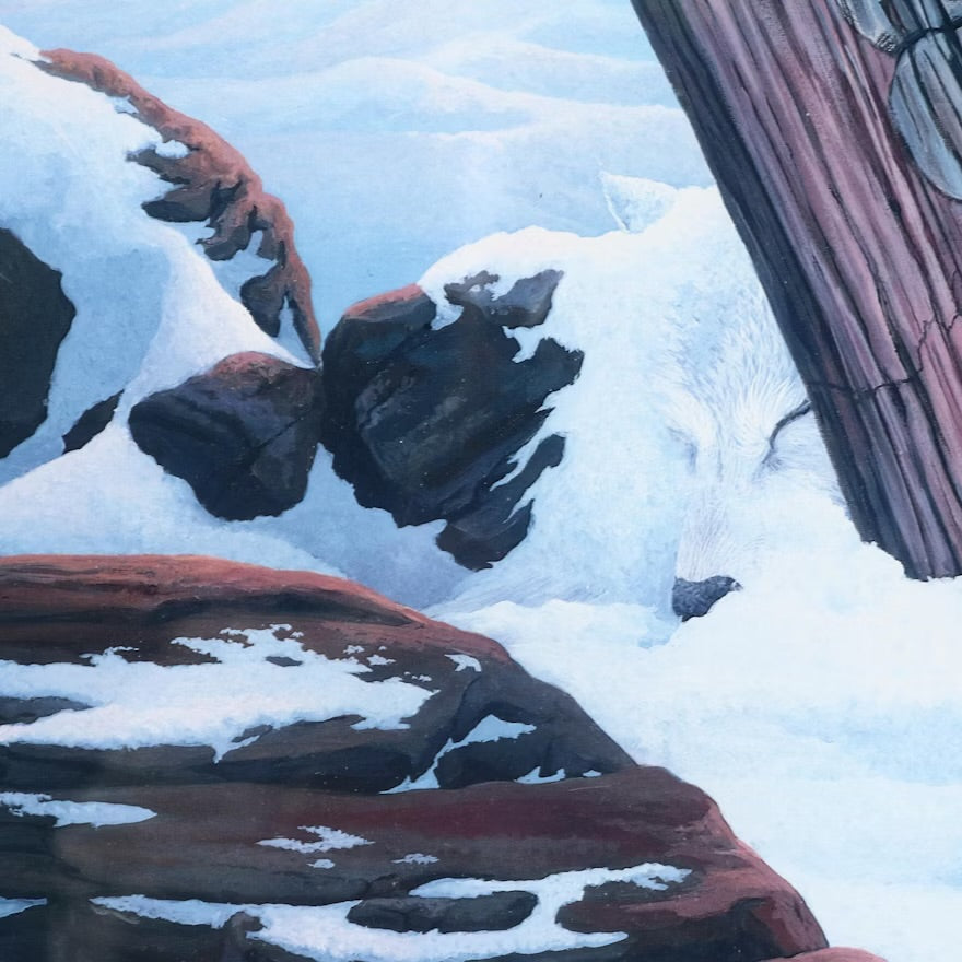 Lane Kendrick Offset Lithograph "Wind Stalker"ITMGQ04655