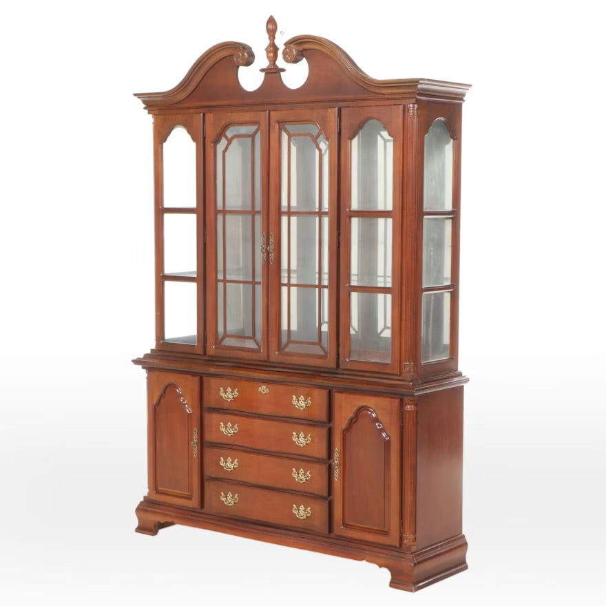 Lexington Federal Style Mahogany China Cabinet