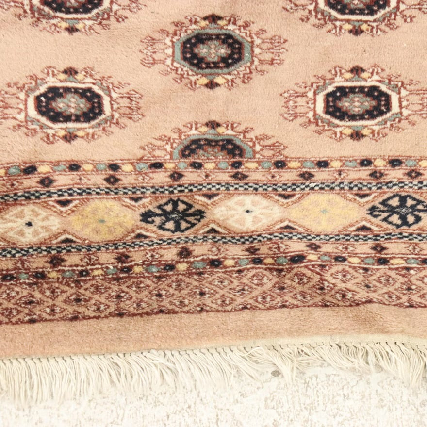 4'2 x 6'9 Hand-Knotted Pakistani Bokhara Area Rug ITMGP73558