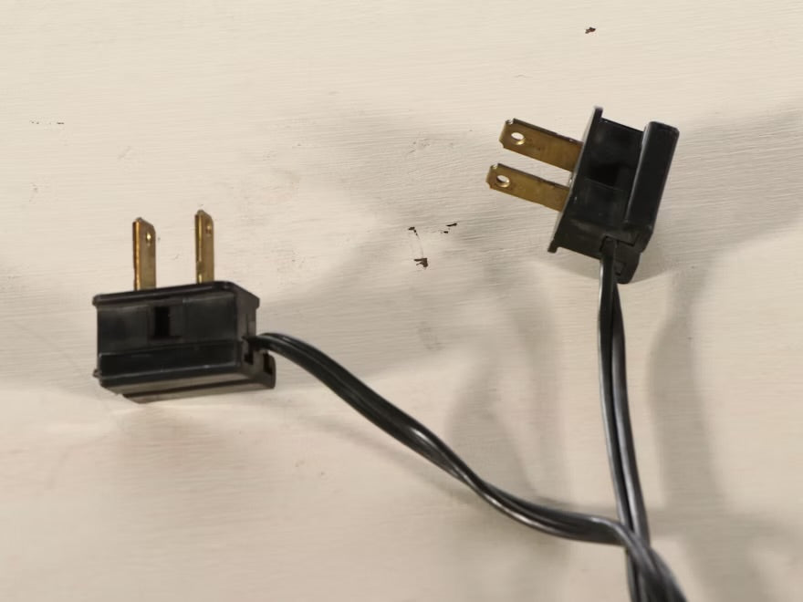 George III Style Painted Mahogany Buffet with Mirrored Doors, 20th Century