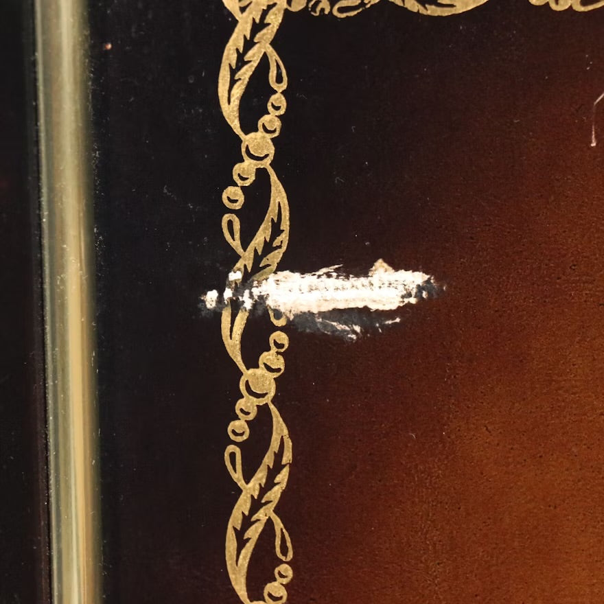 Mid Century Modern Leather Clad Wood Gentleman's Chest, Mid-20th Century ITMGQ37661