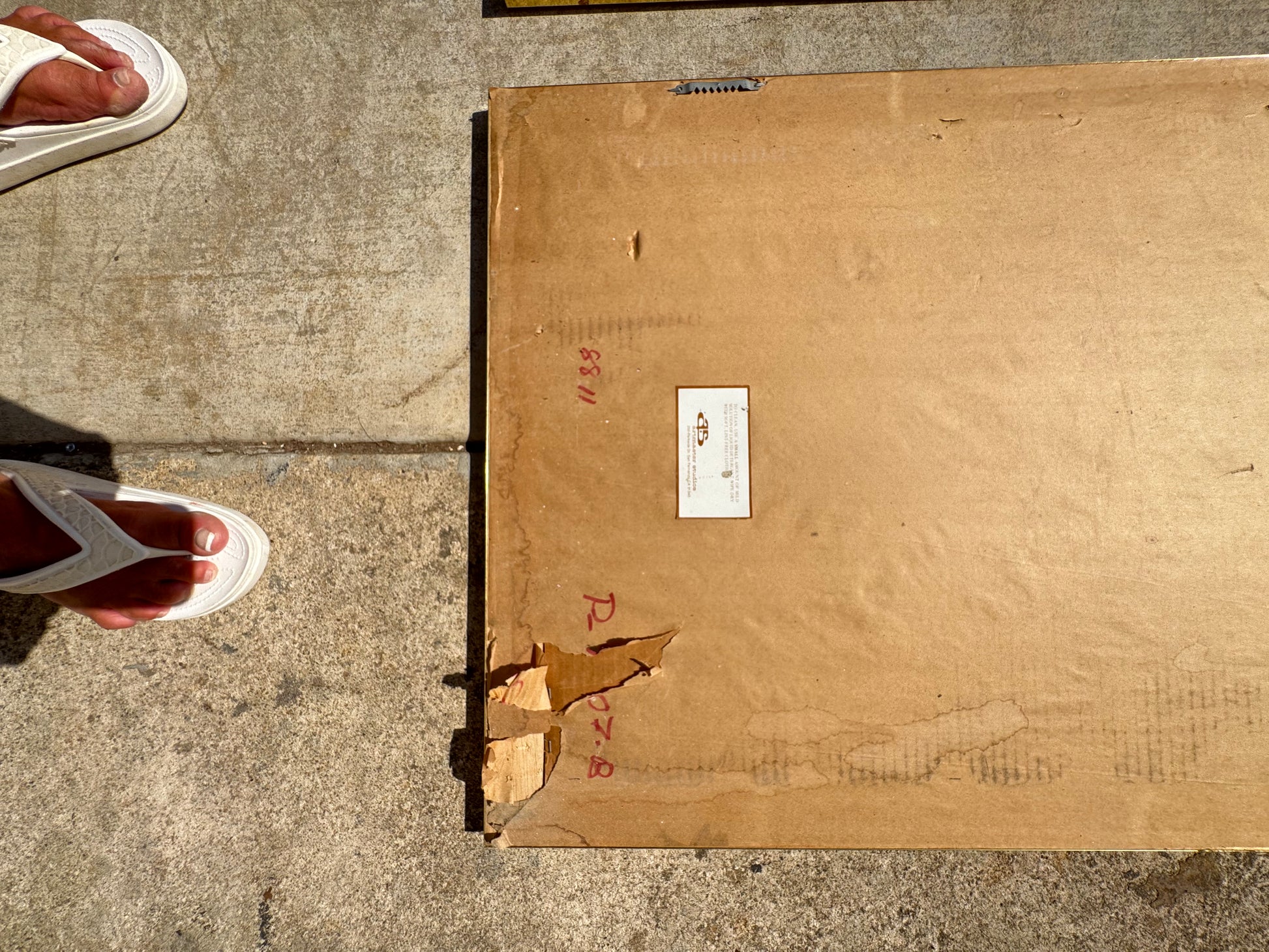 Two Large Vintage Pictures with Blue, Cream, & White trimmed in Gold for the low price of $20 both