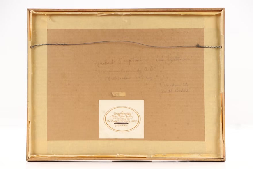 After Hubert Shuptrine Offset Lithograph "Late Afternoon," Late 20th Century