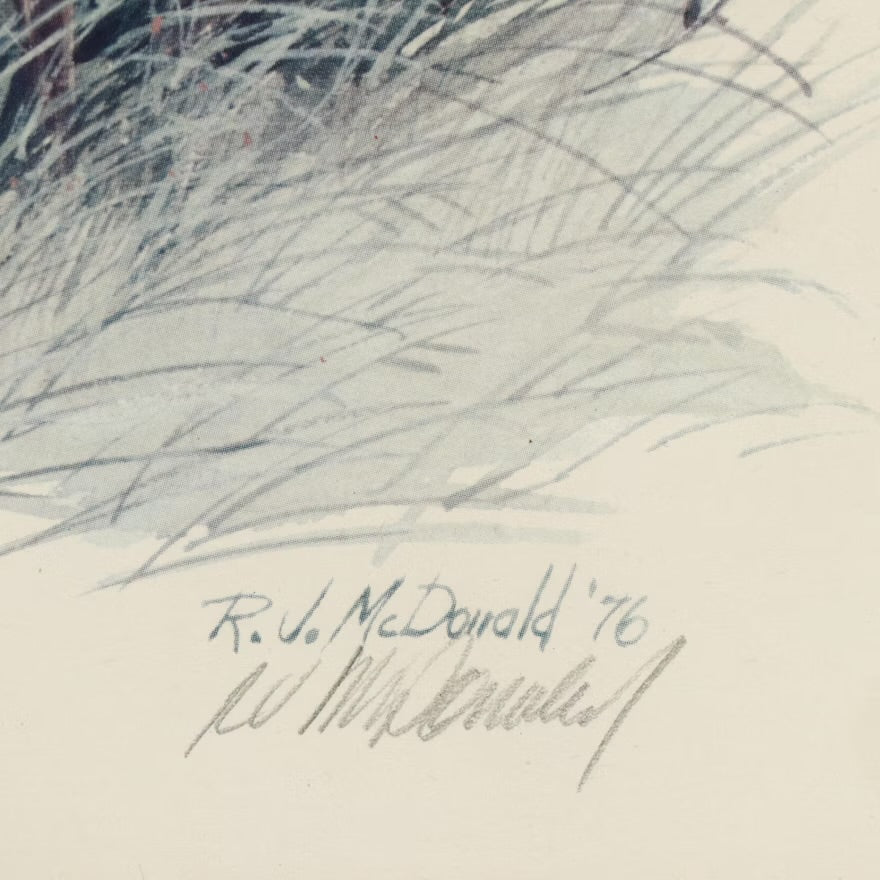 Ralph J. McDonald Offset Lithograph "Spring," 1976