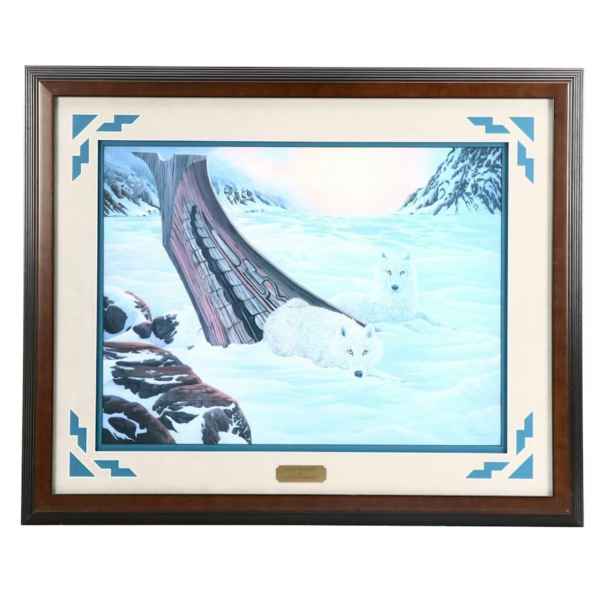 Lane Kendrick Offset Lithograph "Wind Stalker"ITMGQ04655