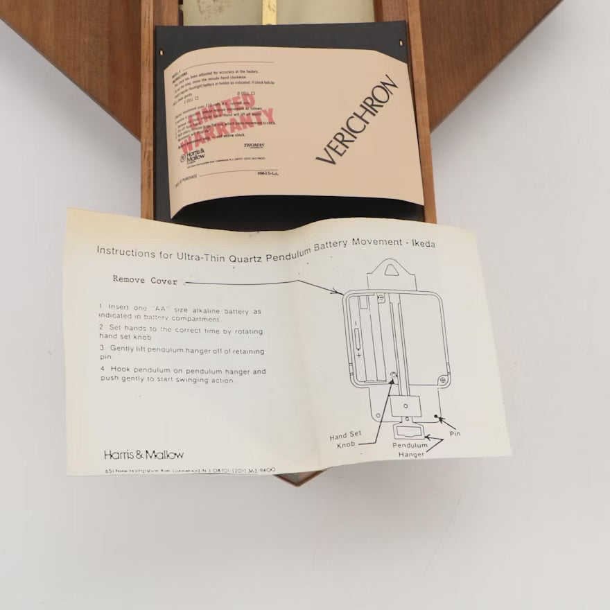 Pennsylvania House Regulator Style Wooden Wall Clock