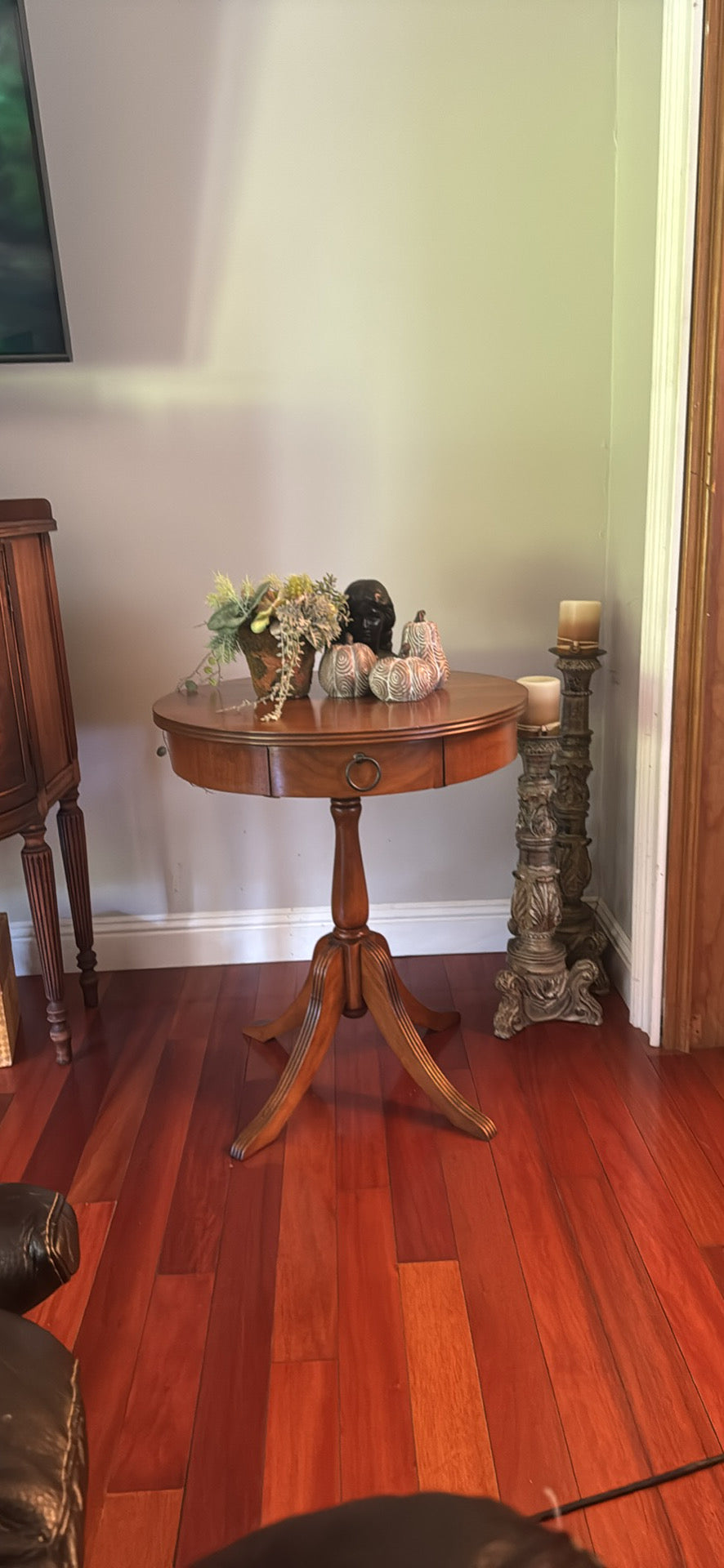 Wood Drum Table
