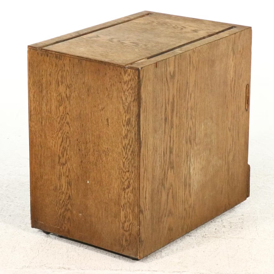 Pair of Oak Two-Drawer Cabinets, 20th Century ITMGP73782