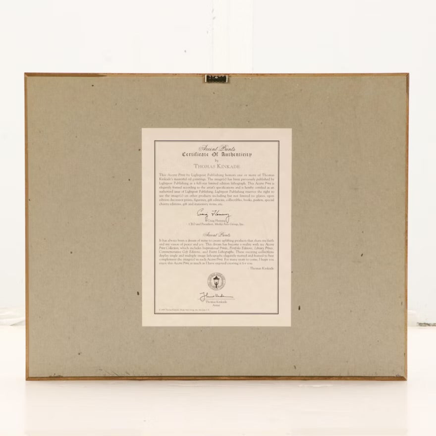 Thomas Kinkade Offset Lithograph "End of a Perfect Day III"ITMGR83089