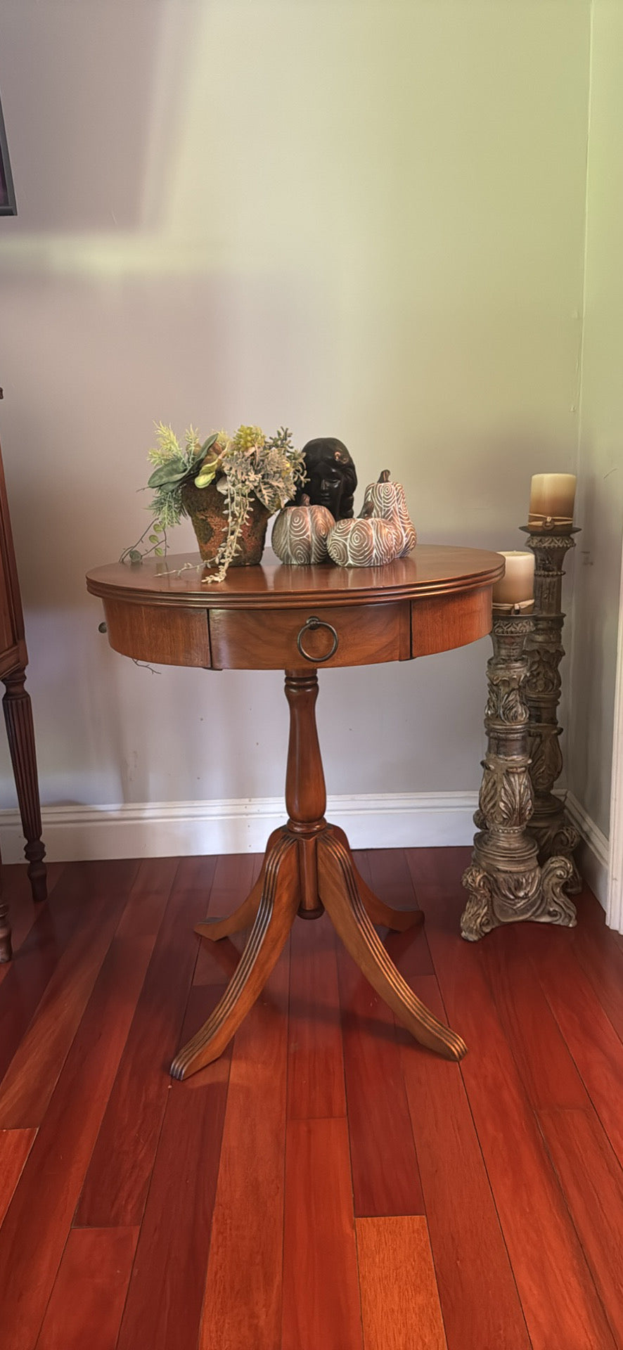 Wood Drum Table