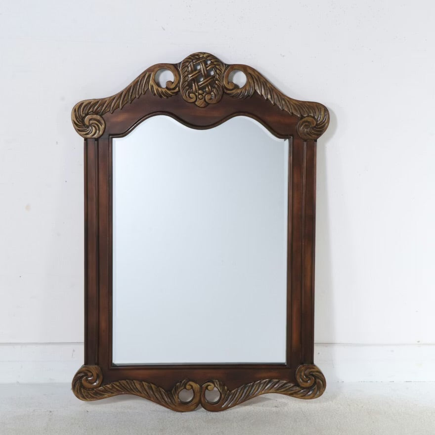 Baroque Style Chest of Drawers with Wall Mirror