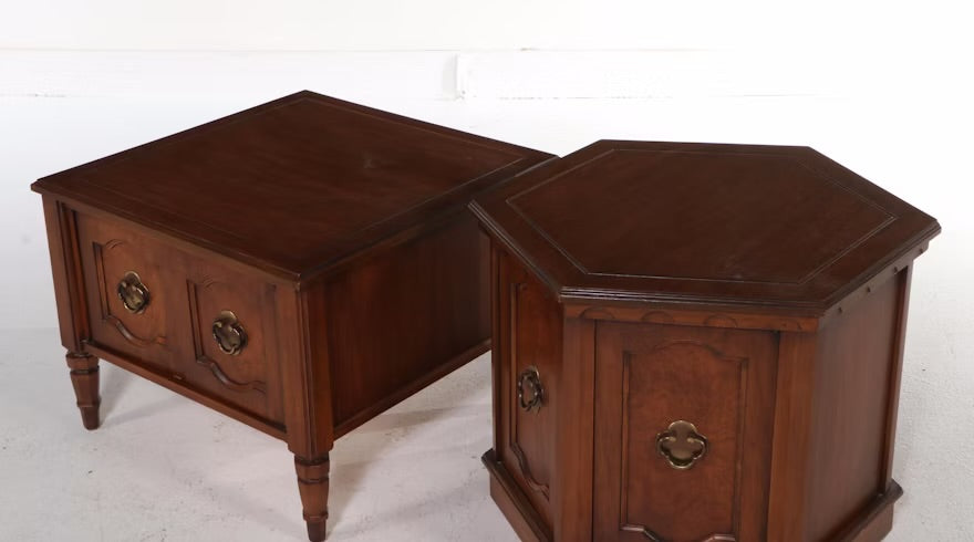 Cherry Hexagonal and Square Commodes ITMGQ25834