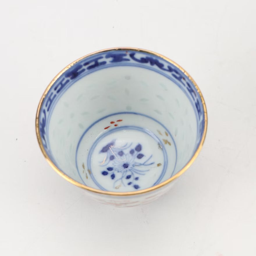 Chinese Blue and White Porcelain Rice Grain Soup Bowl and Spoon with Others Item #
ITMGQ18229