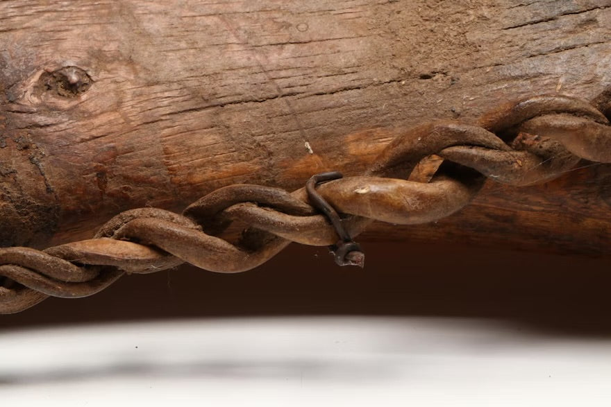 Mexican Wood Saddle with Twisted Hide Reinforcements
