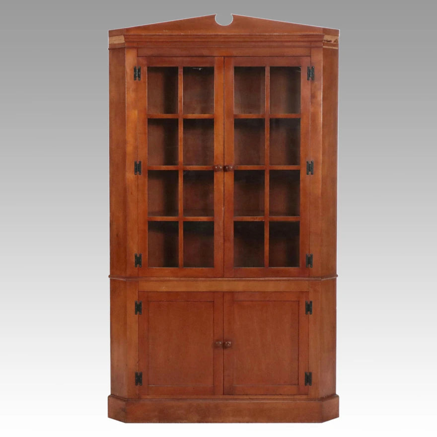 Colonial Style Corner Cabinet
