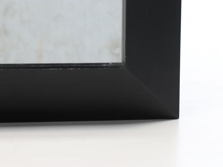 Resin Wall Clock with Wood Square Wall Mirror ITMGQ28418