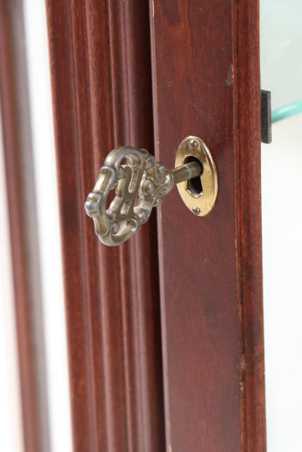 Ridgeway Colonial Style Display Cabinet Grandfather Clock