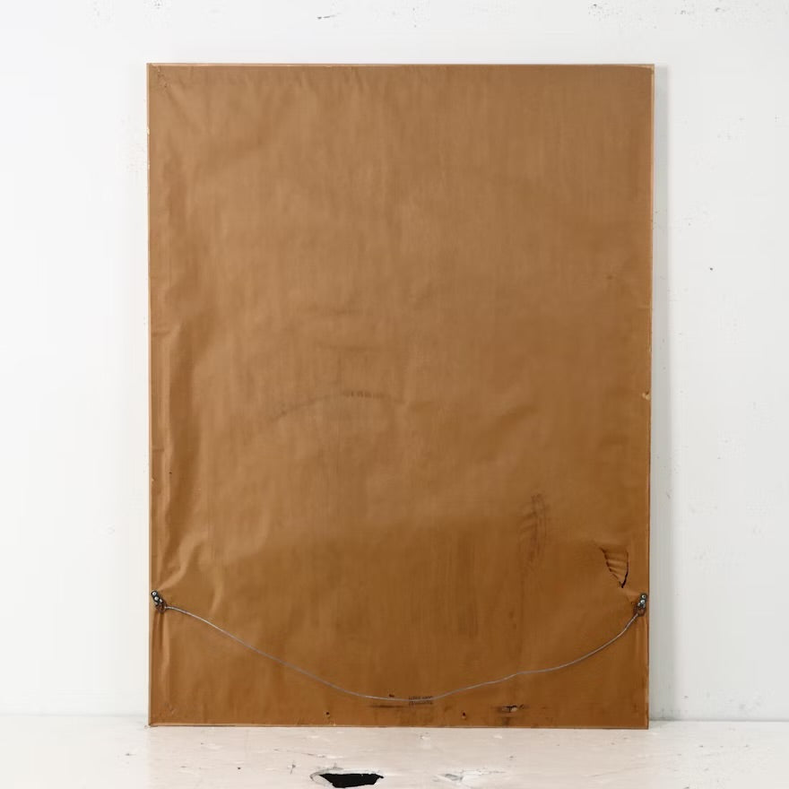 Abstract Embossed Mixed Media Drawing, 21st Century