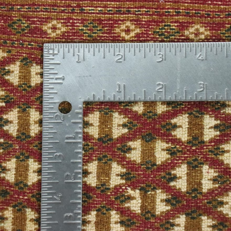 4' x 6'3 Hand-Knotted Afghan Turkmen Area Rug ITMGP73564