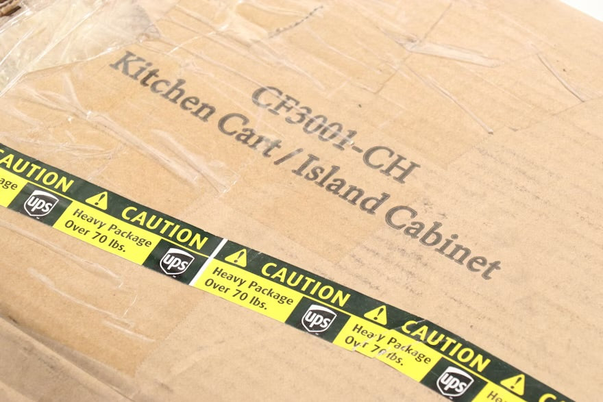 Crosley Furniture Wood Kitchen Cart and Island Cabinet