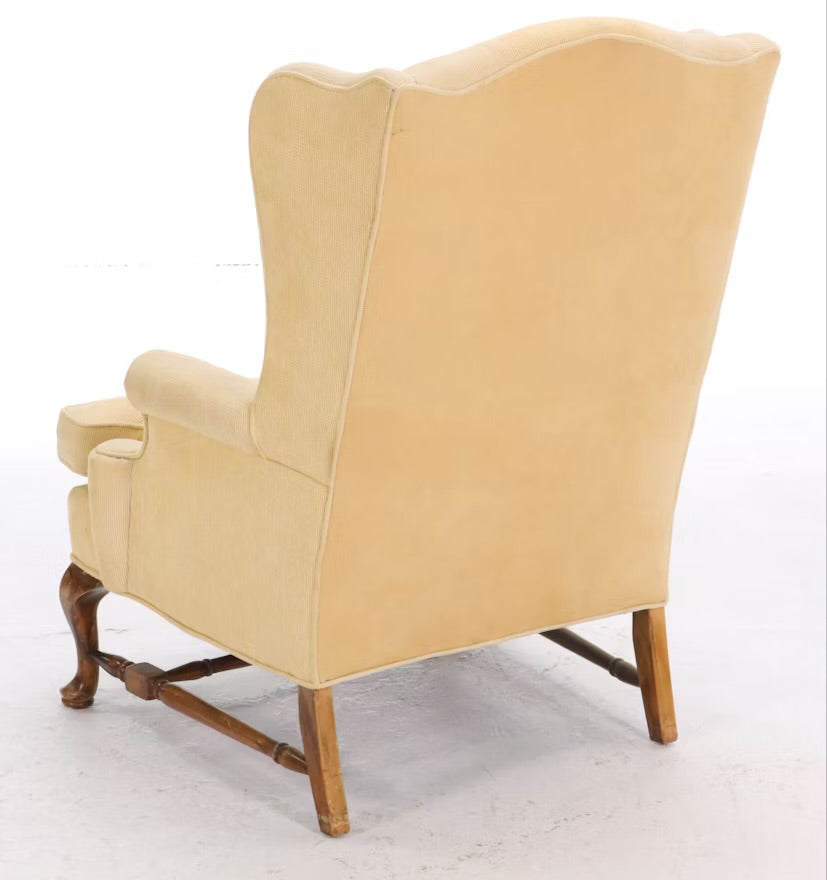 Cream Upholstered Bergere Armchairs ITMGQ23077