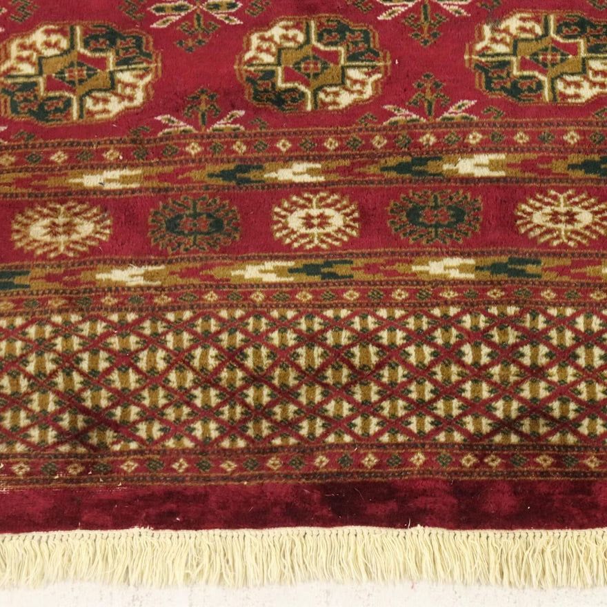 4' x 6'3 Hand-Knotted Afghan Turkmen Area Rug ITMGP73564