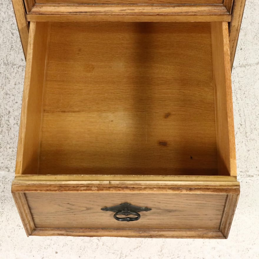 Pair of Oak Two-Drawer Cabinets, 20th Century ITMGP73782