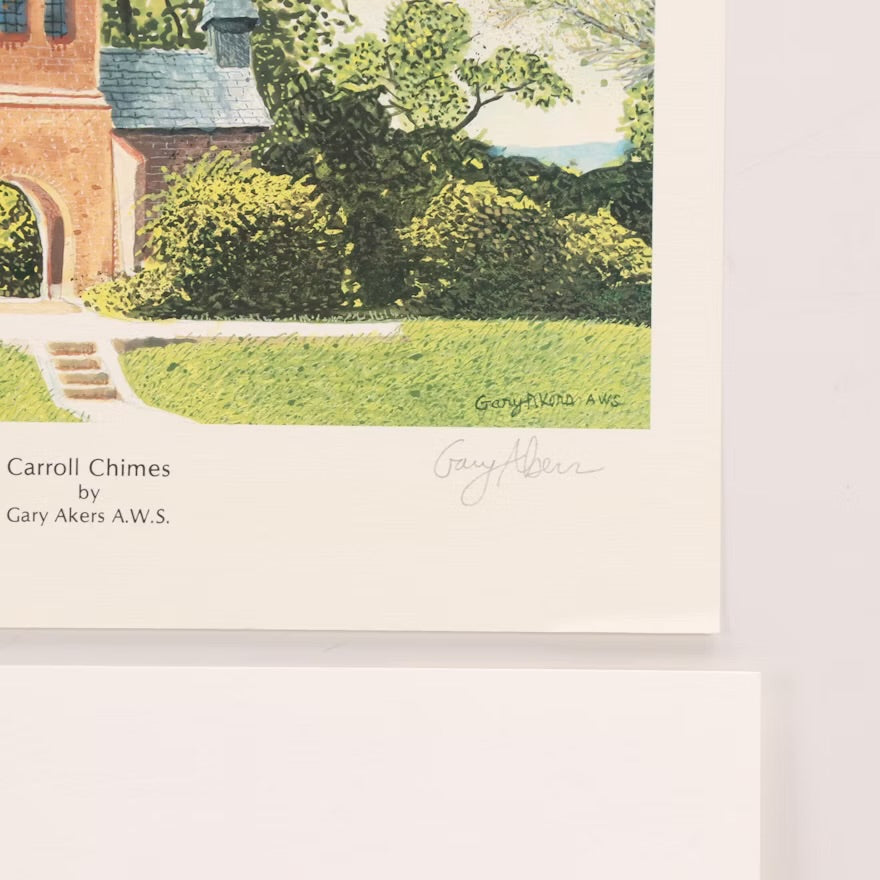 Offset Lithographs and Giclée Including "Carroll Chimes"ITMGP82521